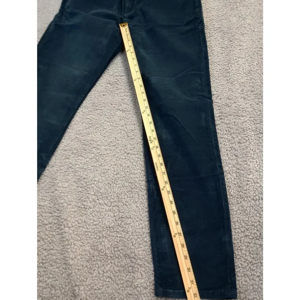 NWT Flint and Tinder Corduroy Size 33x32 Navy 5 Pocket Tapered Fit (0978)